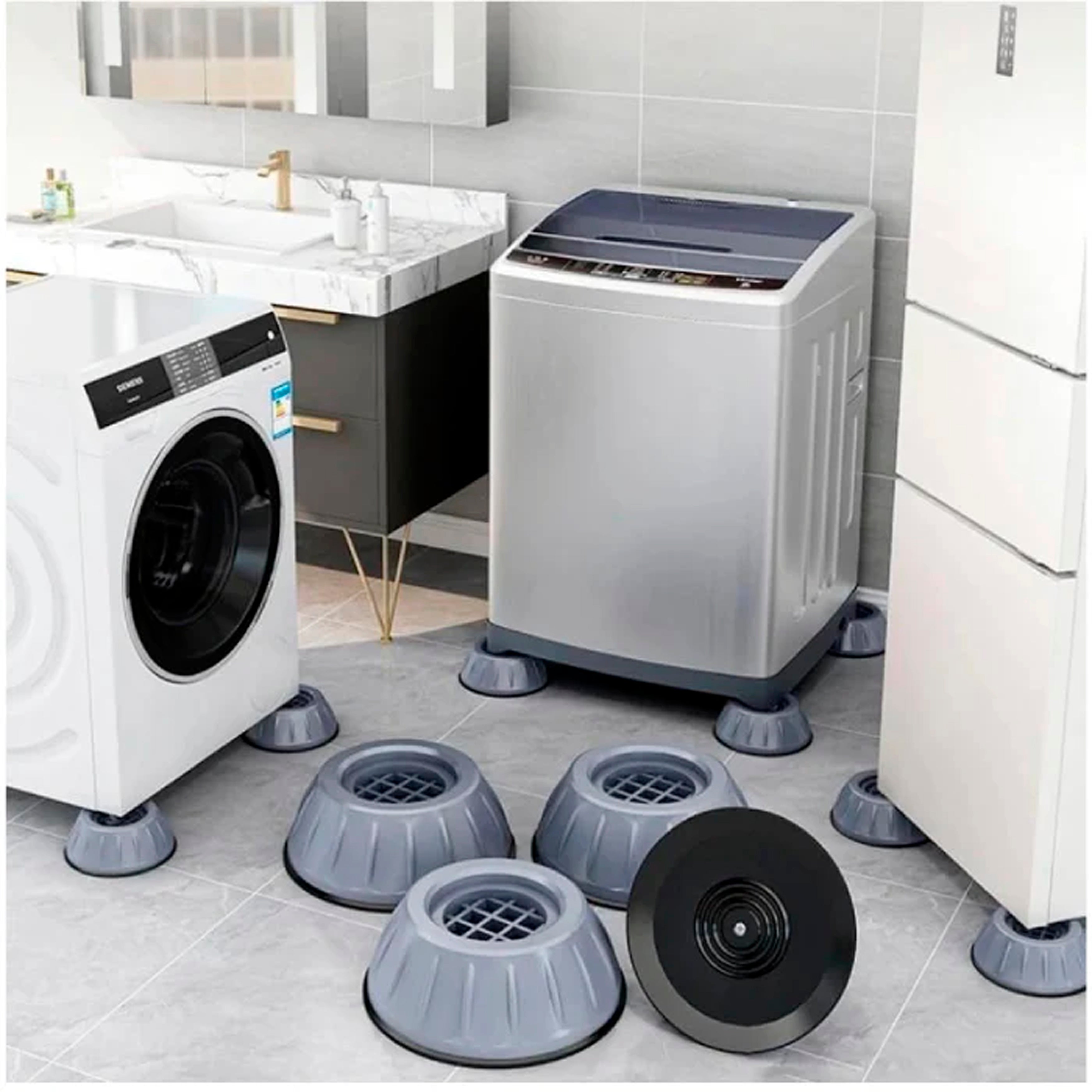 Anti - Vibration Non Slip Washing Machine Feet Pads - 4 PCS