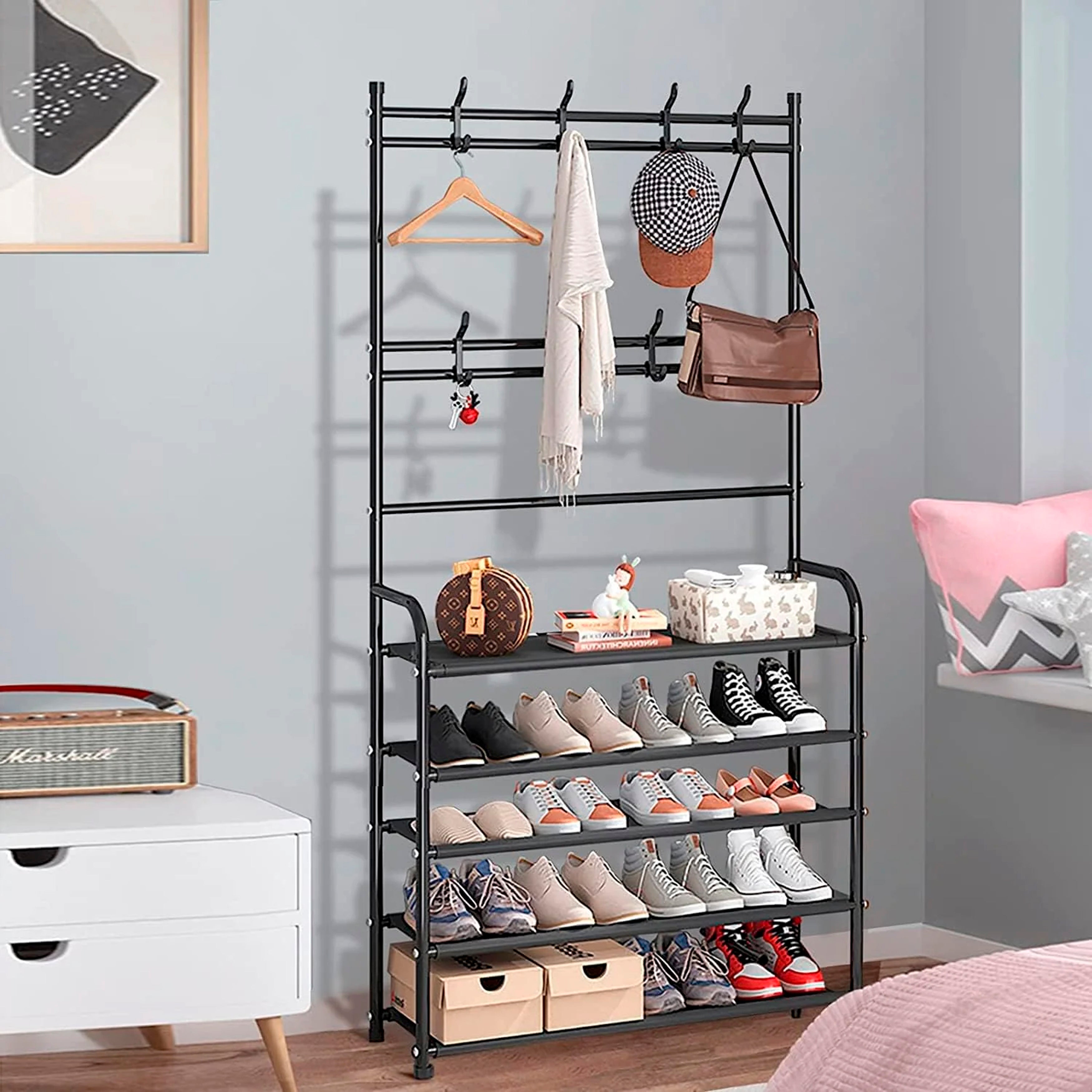 Shoe And Hat Rack