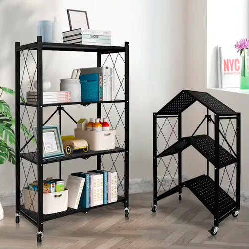 4 Tier Kitchen Shelf - Heavy Duty Steel Storage Rack