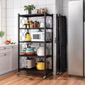 5-tier foldable storage rack