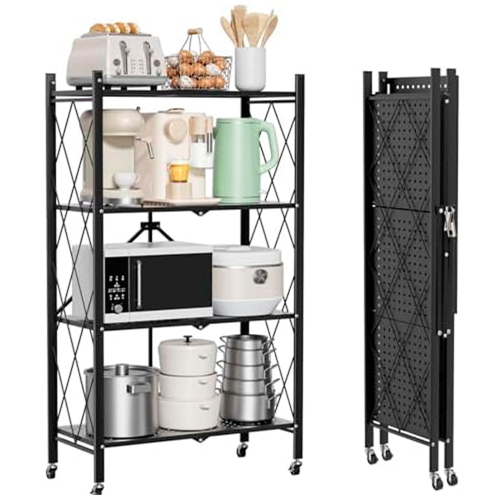 5-tier foldable storage rack
