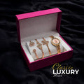 Women Watch and Bracelet Set